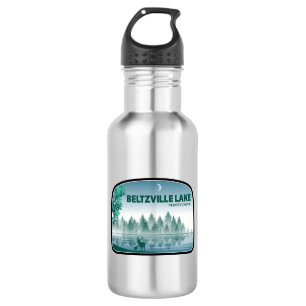 Beltzville Lake Pennsylvania Deer Edelstahlflasche