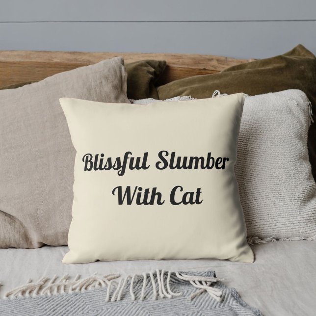 Belüfteter Klempner mit katzenPersonalisiertem Hau Kissen (Von Creator hochgeladen)