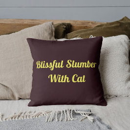 Belüfteter Klempner mit katzenPersonalisiertem Hau Kissen