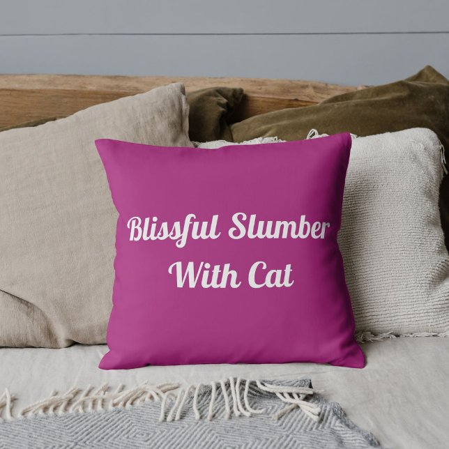 Belüfteter Klempner mit katzenPersonalisiertem Hau Kissen (Von Creator hochgeladen)
