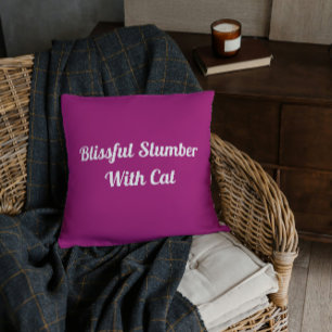 Belüfteter Klempner mit katzenPersonalisiertem Hau Kissen