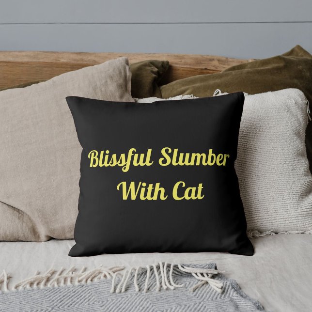 Belüfteter Klempner mit katzenschwarzem Personalis Kissen (Von Creator hochgeladen)