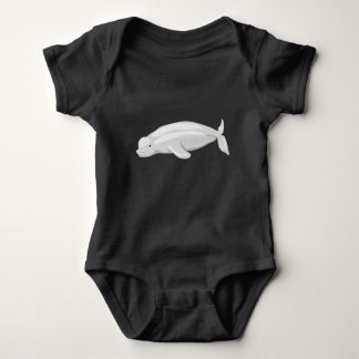 Beluga Baby Strampler