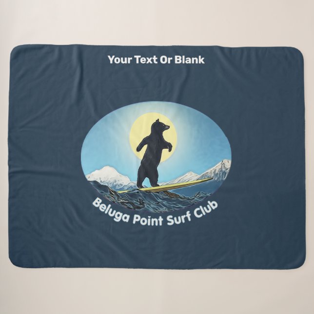 Beluga Point Surf Club Sherpadecke (Vorderseite (Horizontal))
