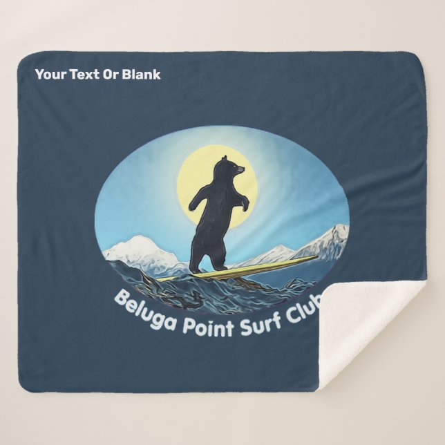 Beluga Point Surf Club Sherpadecke (Vorderseite (Horizontal))