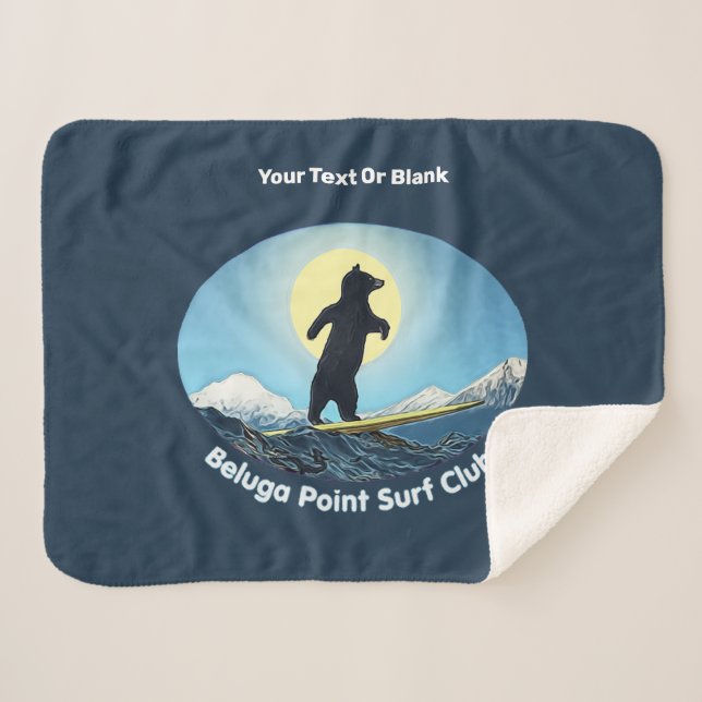 Beluga Point Surf Club Sherpadecke (Vorderseite (Horizontal))
