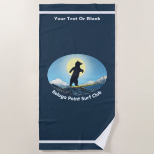 Beluga Point Surf Club Strandtuch