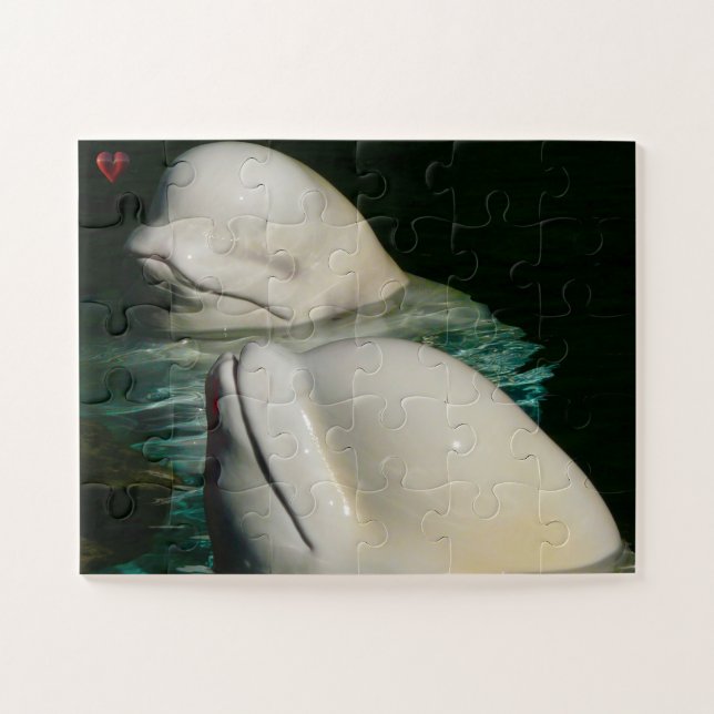 Beluga Whale Alaska Puzzle (Horizontal)