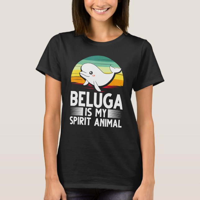 Beluga Whale Baby Animal 3 T-Shirt (Vorderseite)