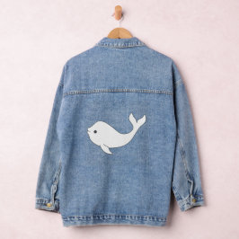 Beluga Whale Denim Jacket Jeansjacke