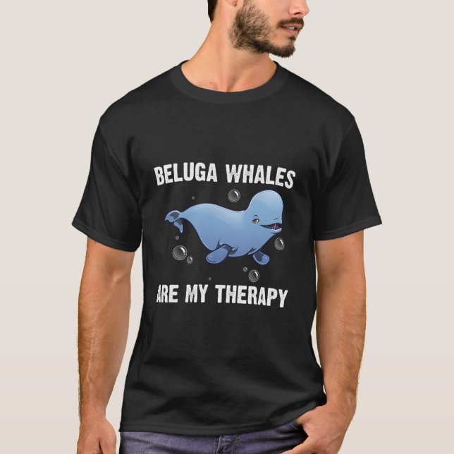 Beluga Whale For Orca Whales Save The Ocean T-Shirt (Vorderseite)