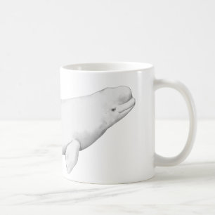 Beluga Whale Illustration Whale Lover Gift Kaffeetasse
