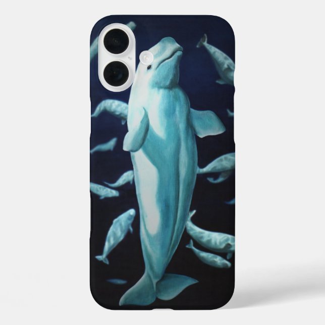 Beluga Whale iPhone Cases Whale Smartphone Hüllen (Rückseite)