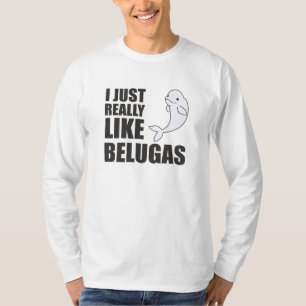 Beluga Whale Niedliche Tiere für Kinder T-Shirt