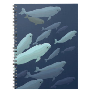 Beluga Whale Notebook Whale Art Journal Book Notizblock