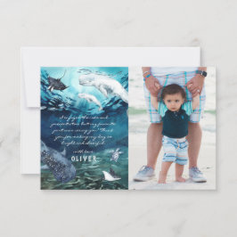 Beluga Whale Ocean | Foto Vielen Dank Dankeskarte