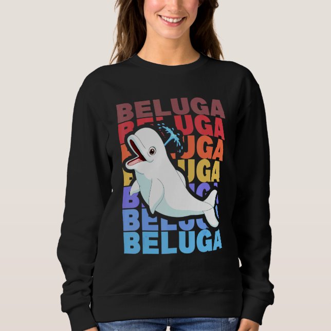 Beluga Whale Sweatshirt (Vorderseite)