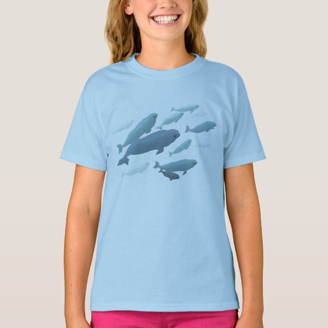 Beluga Whale Sweatshirt Baby Beluga Shirts (Vorderseite)