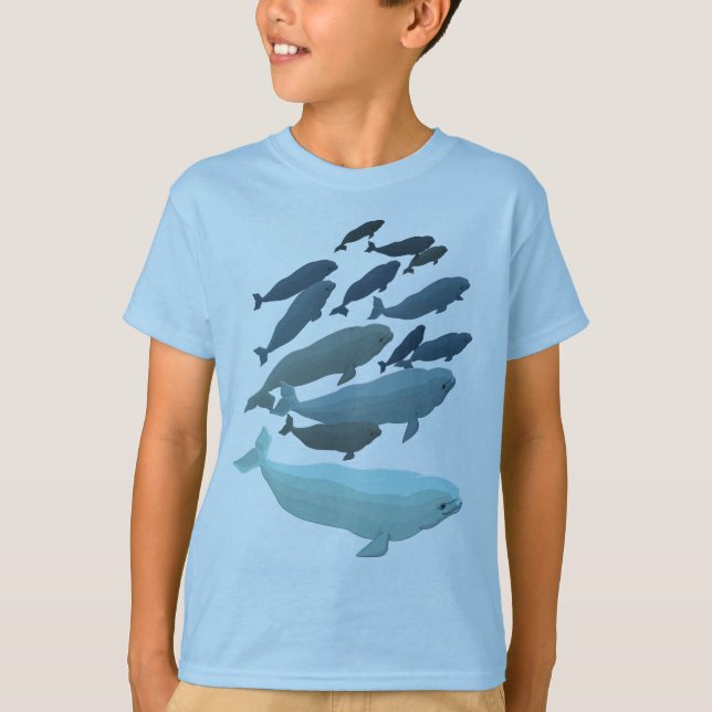 Beluga Whale Sweatshirt Baby Beluga Shirts (Vorderseite)