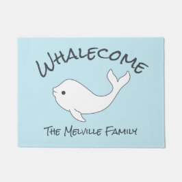 Beluga Whalecome Fußmatte