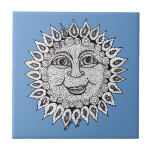 Belustigungs-Sonnenschein-Fliese Fliese