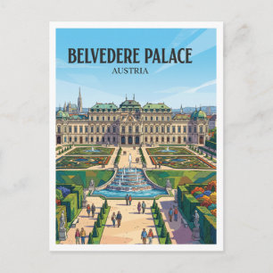 Belvedere-Palast Wien Österreich Postkarte