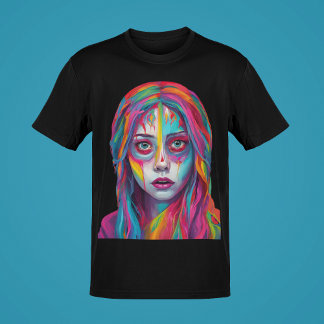 Bemale Frau in Verzweiflung Grafik Kunst Design Tr T-Shirt