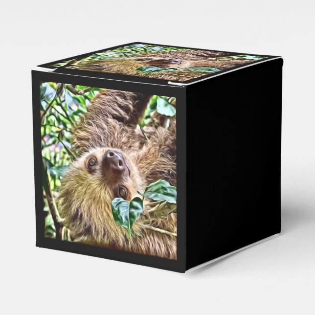 bemalt Sloth Geschenkschachtel (Vorderseite)