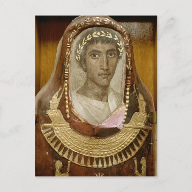 bemalt und vergoldet Muschelkoffer von Artemidorus Postkarte (Vorderseite)