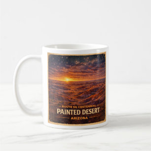 Bemalte Badlands Sternenlicht Arizona Morgen Kaffeetasse