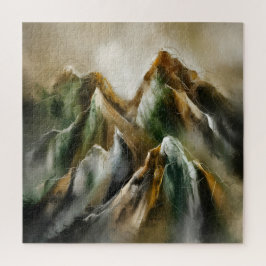 Bemalte Berge Puzzle