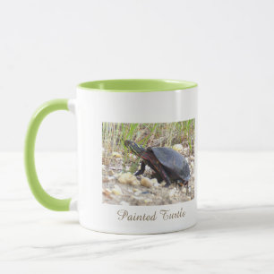 Bemalte Schildkröte Foto Tasse