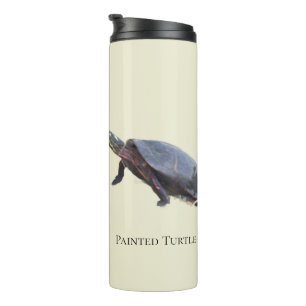 Bemalte Schildkröte Foto Thermotumbler Thermosbecher