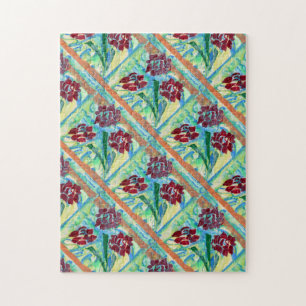 Bemalte Spitzenrosen Puzzle