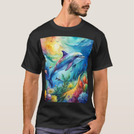 Bemalter Delfin T-Shirt