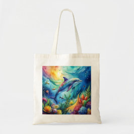 Bemalter Delfin Tragetasche