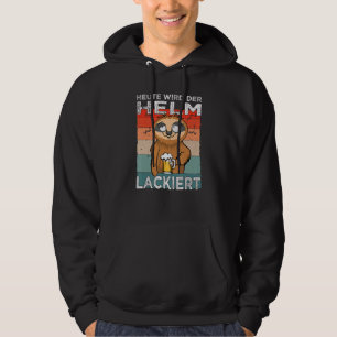 Bemalter Helm Biertrinker und Männer-Abend-Slot Hoodie