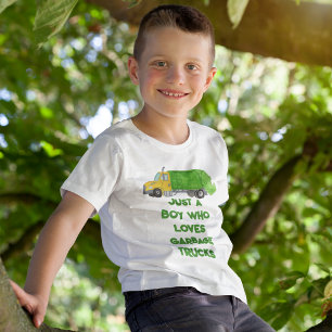 Bemalter Müllwagen Grafik mit individueller Nachri T-Shirt