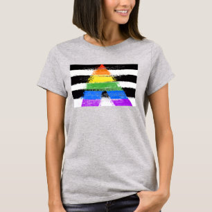 Bemaltes Ally Pride T-Shirt