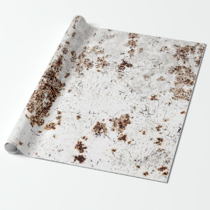 bemaltes, rostiges Metall-Verpackungspapier Geschenkpapier