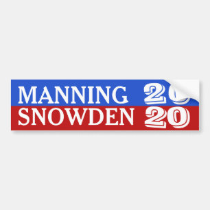 Bemannen/Snowden 2020 Autoaufkleber