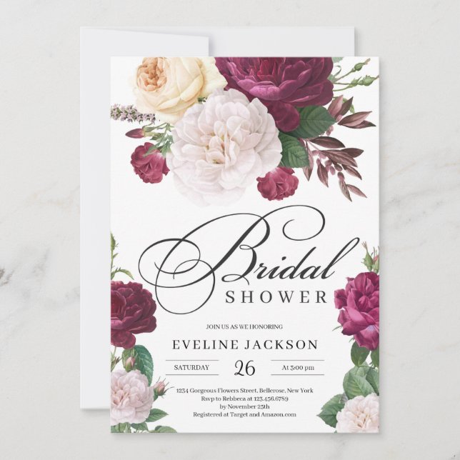 Bemerkenswertes bohenhaftes Brautparty Einladung (Vorderseite)