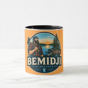 Bemidji Minnesota Paul Bunyan Rustikal Northwoods Tasse