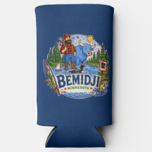 Bemidji Minnesota Paul Bunyan und Babe der Blaue O