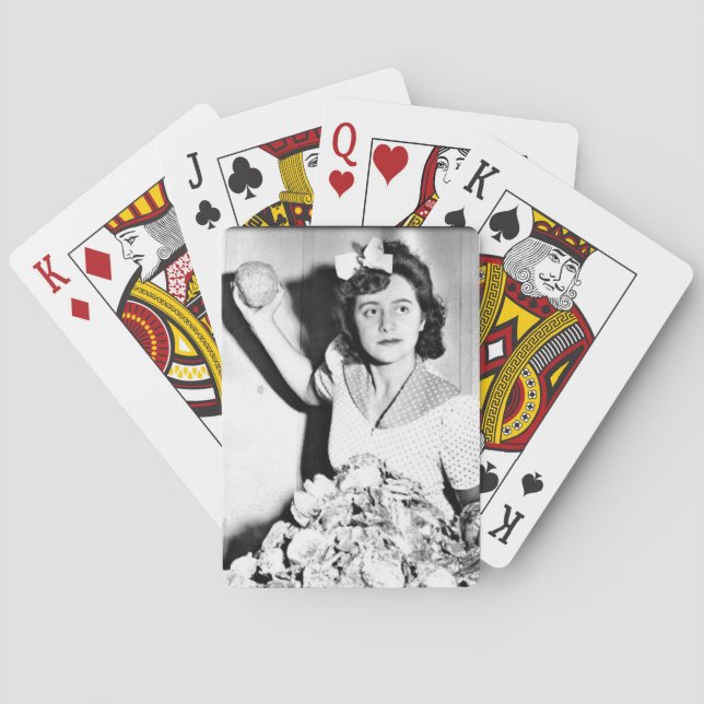 Bemühungen im Zweiten Weltkrieg: Das Haus Spielkarten (Rückseite)