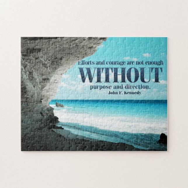 Bemühungen und Mut-Gewohnheits-Puzzlespiel Puzzle (Horizontal)