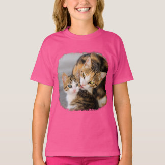 Bemuttern Sie Katzen-Liebe-niedliches T-Shirt