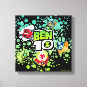 Ben 10 Alien Forms Blase Graphic Leinwanddruck