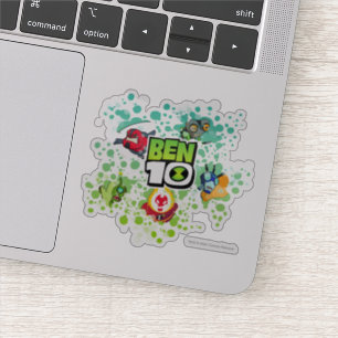 Ben 10 Alien Forms Bubble Graphic Aufkleber