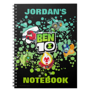 Ben 10 Alien Forms Bubble Graphic Notizblock